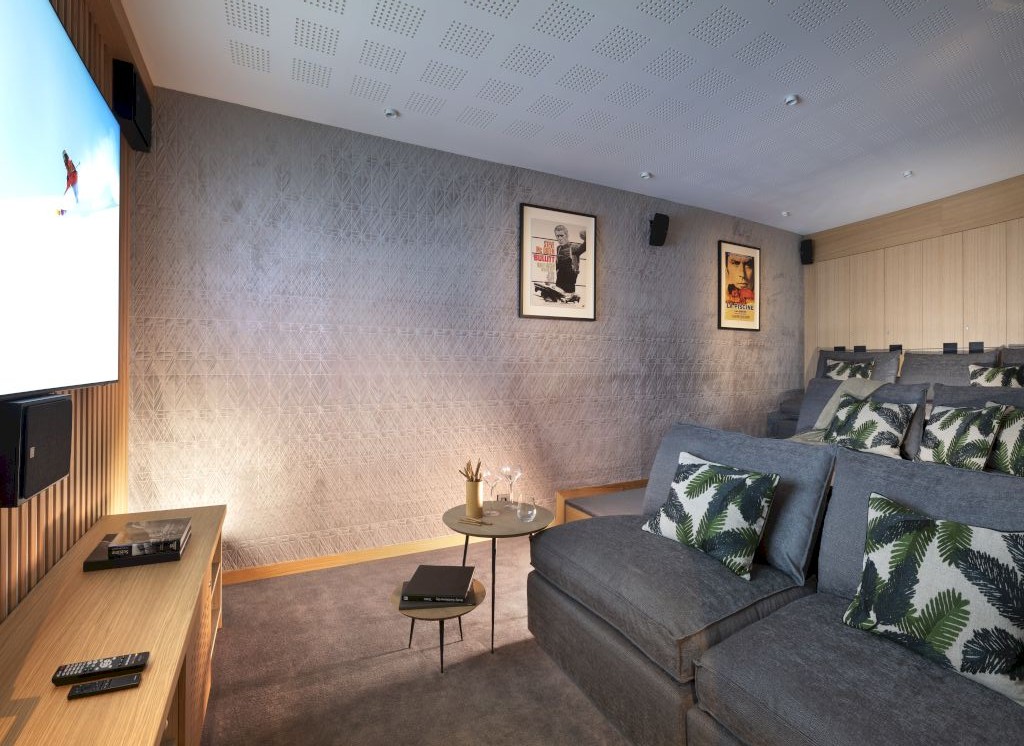 Les Arcs Location Chalet Luxe Arcin Home Cinéma 1