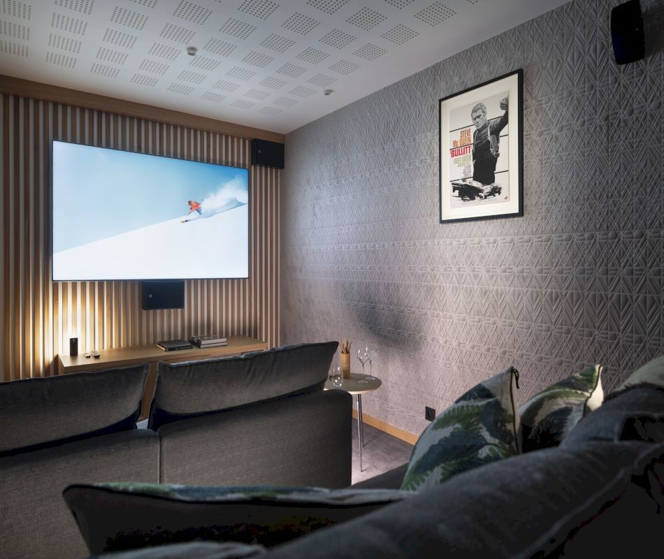 Les Arcs Location Chalet Luxe Arcin Home Cinéma