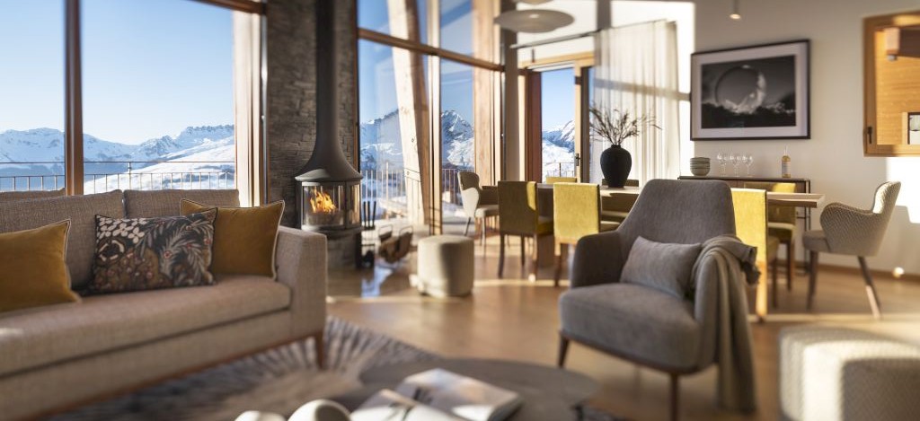 Les Arcs Location Chalet Luxe Arcin Séjour