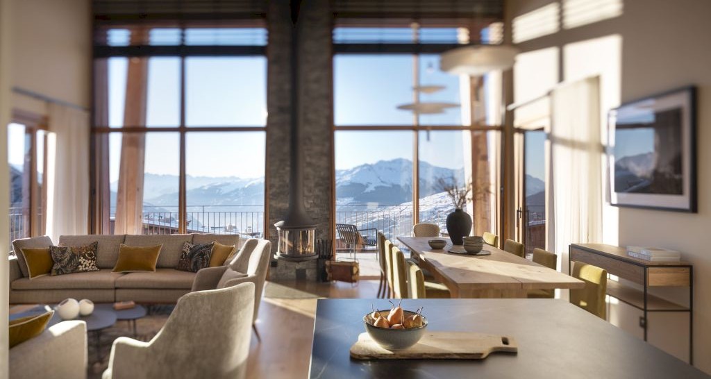 Les Arcs Location Chalet Luxe Arcin Séjour Complet