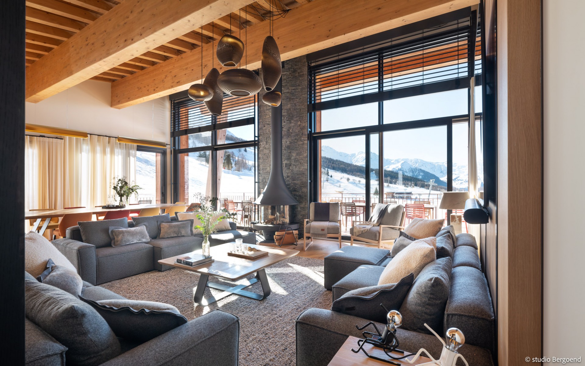 Les Arcs Location Chalet Luxe Arcute Salon