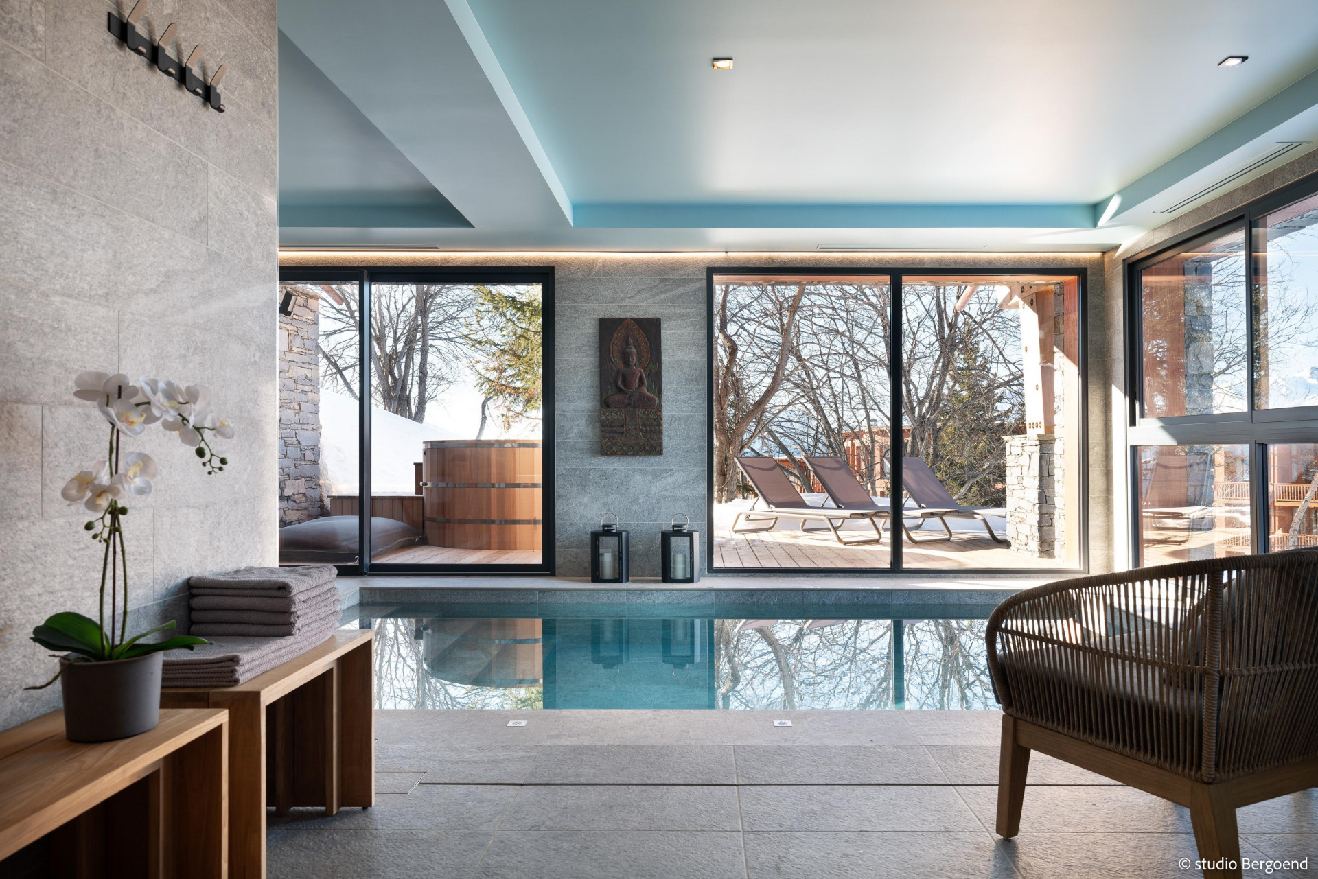 Les Arcs Location Chalet Luxe Arkutine Piscine