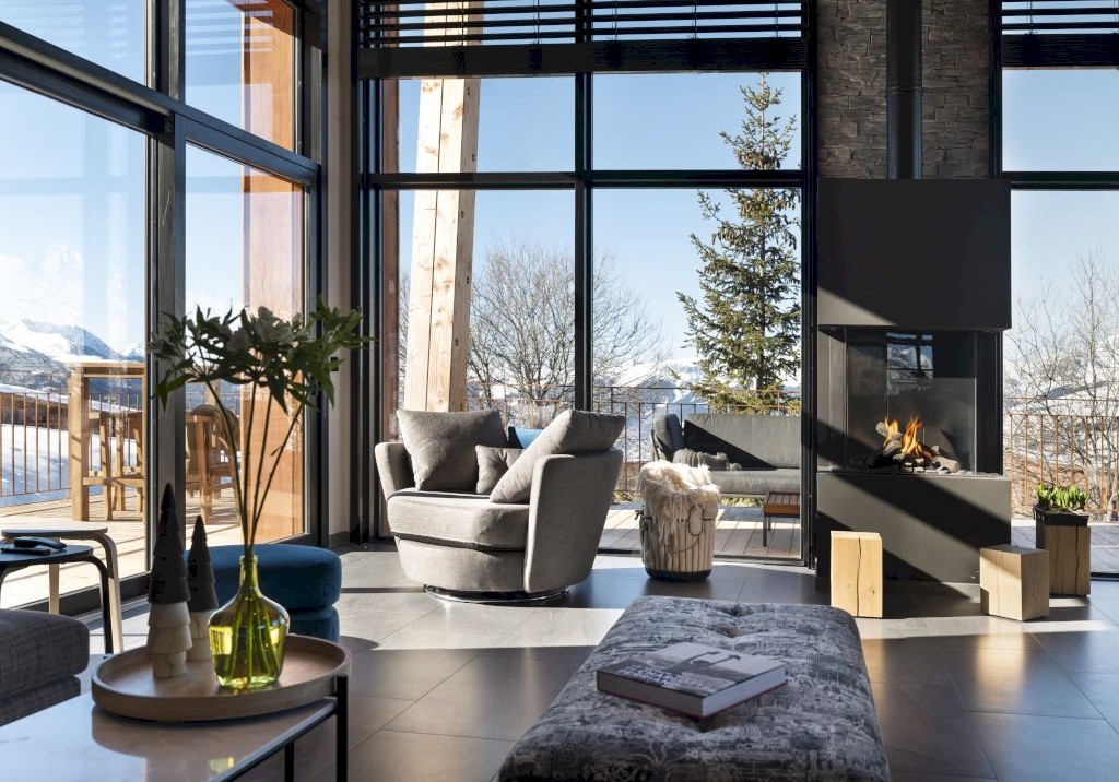 Les Arcs Location Chalet Luxe Arkutine Séjour
