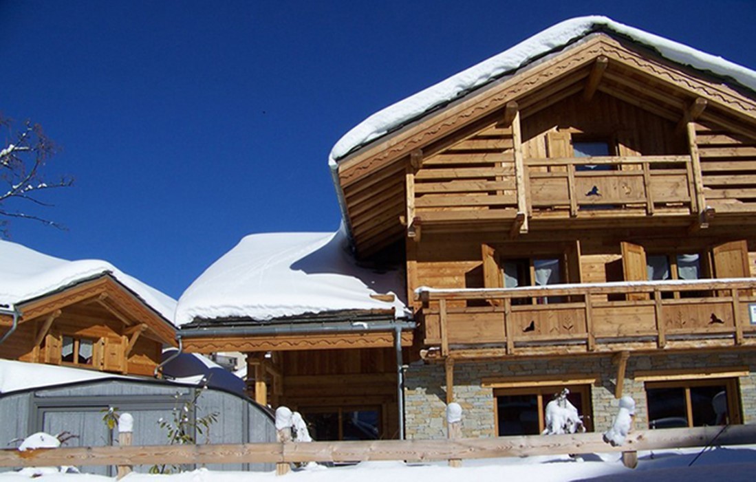 Les Deux Alpes Location Chalet Luxe Cervantate Extérieur