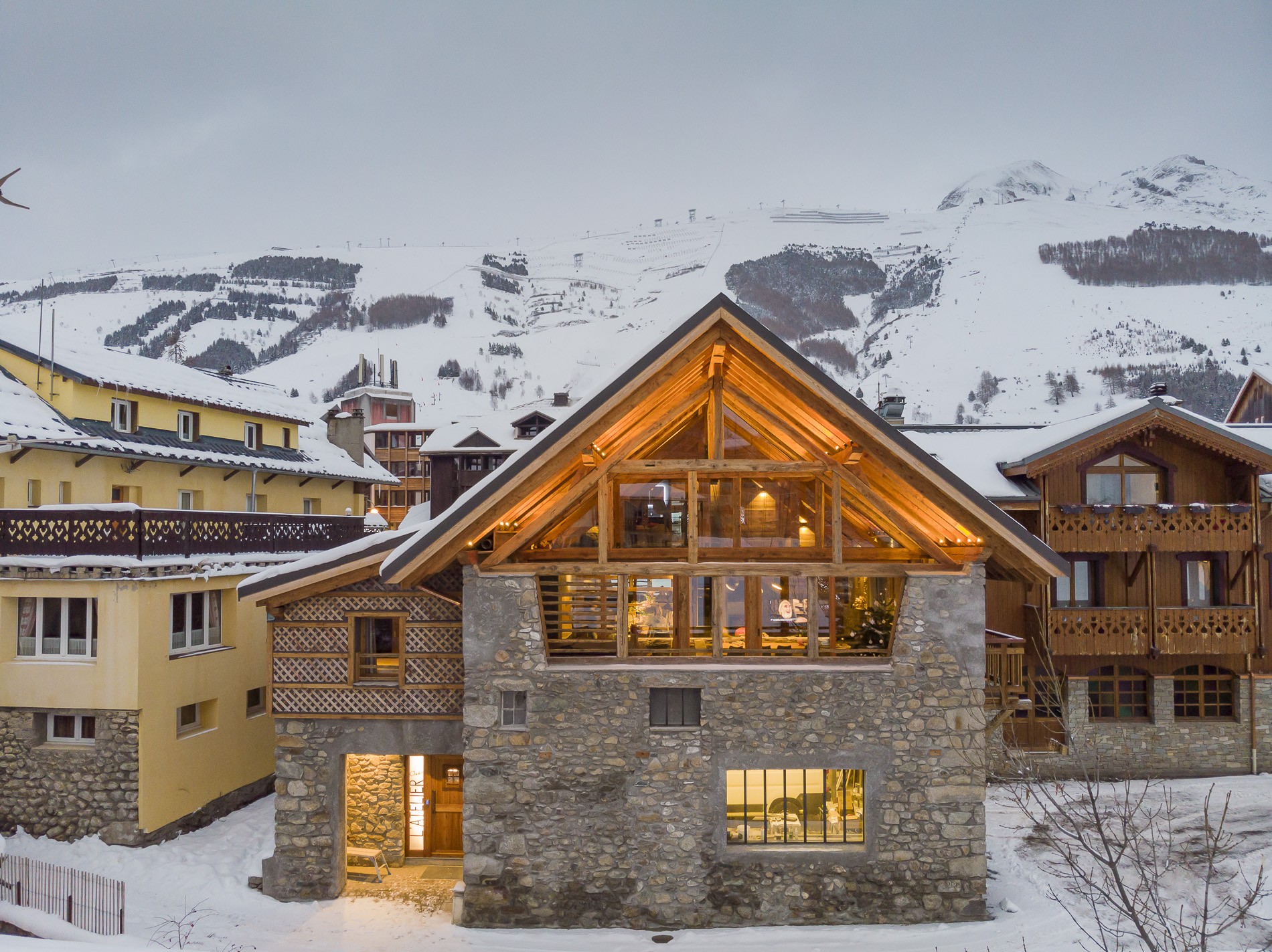 Les Deux Alpes Location Chalet Luxe Cervantute Extérieur