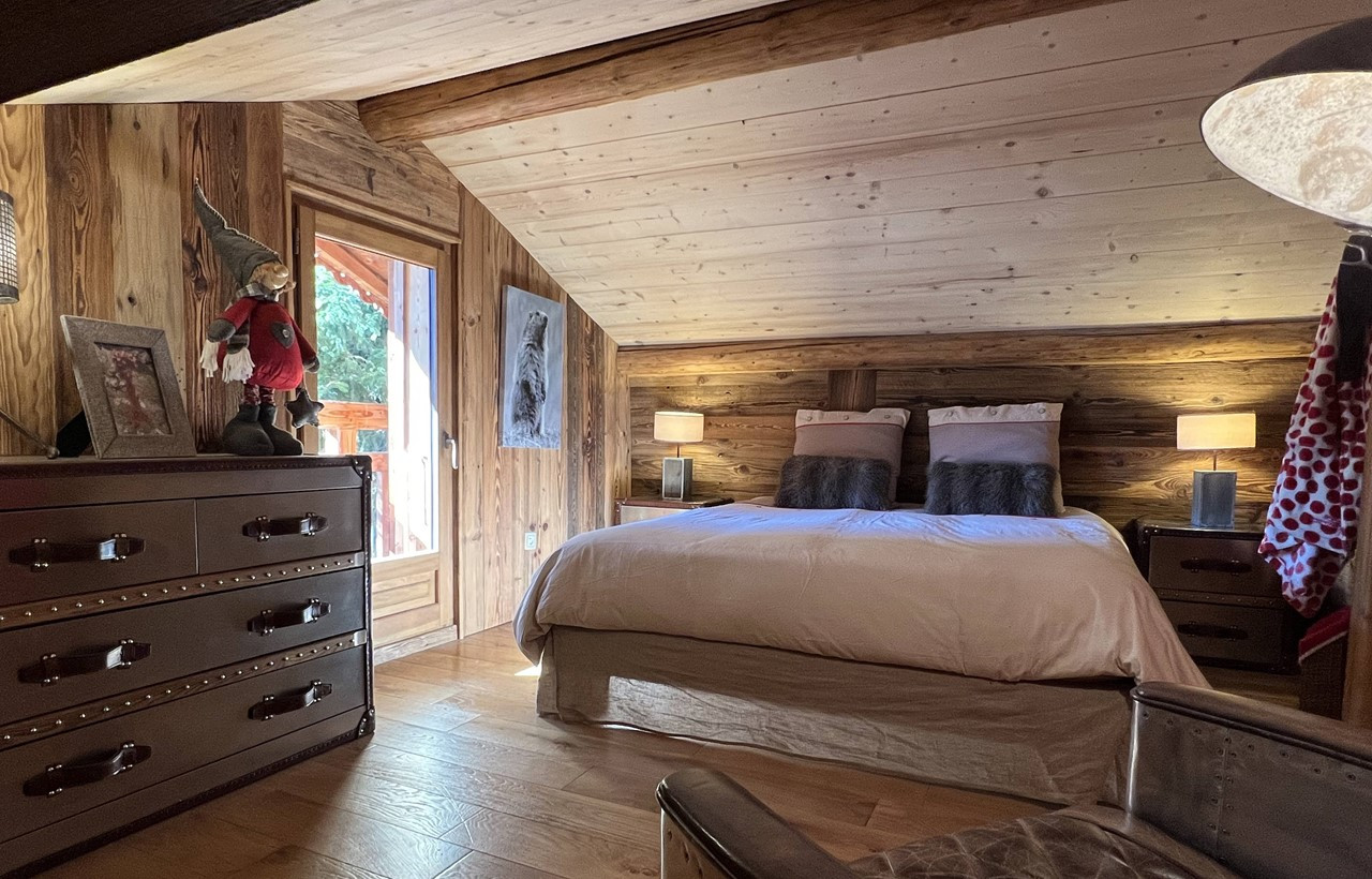 Les Deux Alpes Location Chalet Luxe Topaze Dorée Chambre 