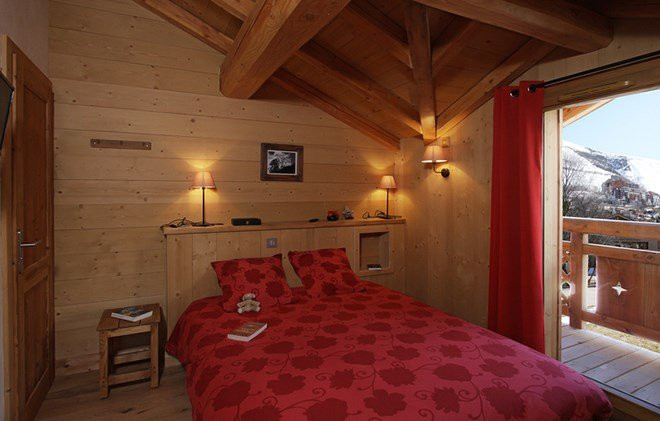 Les Deux Alpes Location Chalet Luxe Wadalite Chambre 