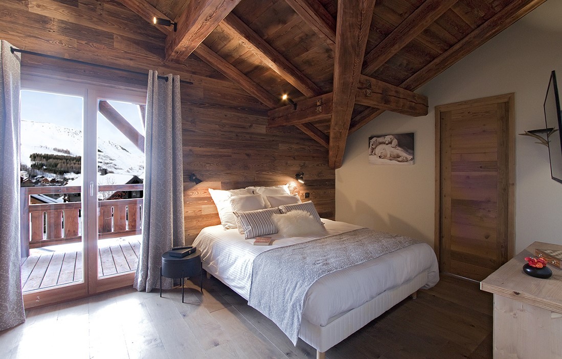 Les Deux Alpes Location Chalet Luxe Wallomia Chambre 1