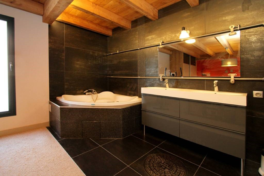 Les Deux Alpes Location Chalet Luxe Wilsnolate Baignoire 