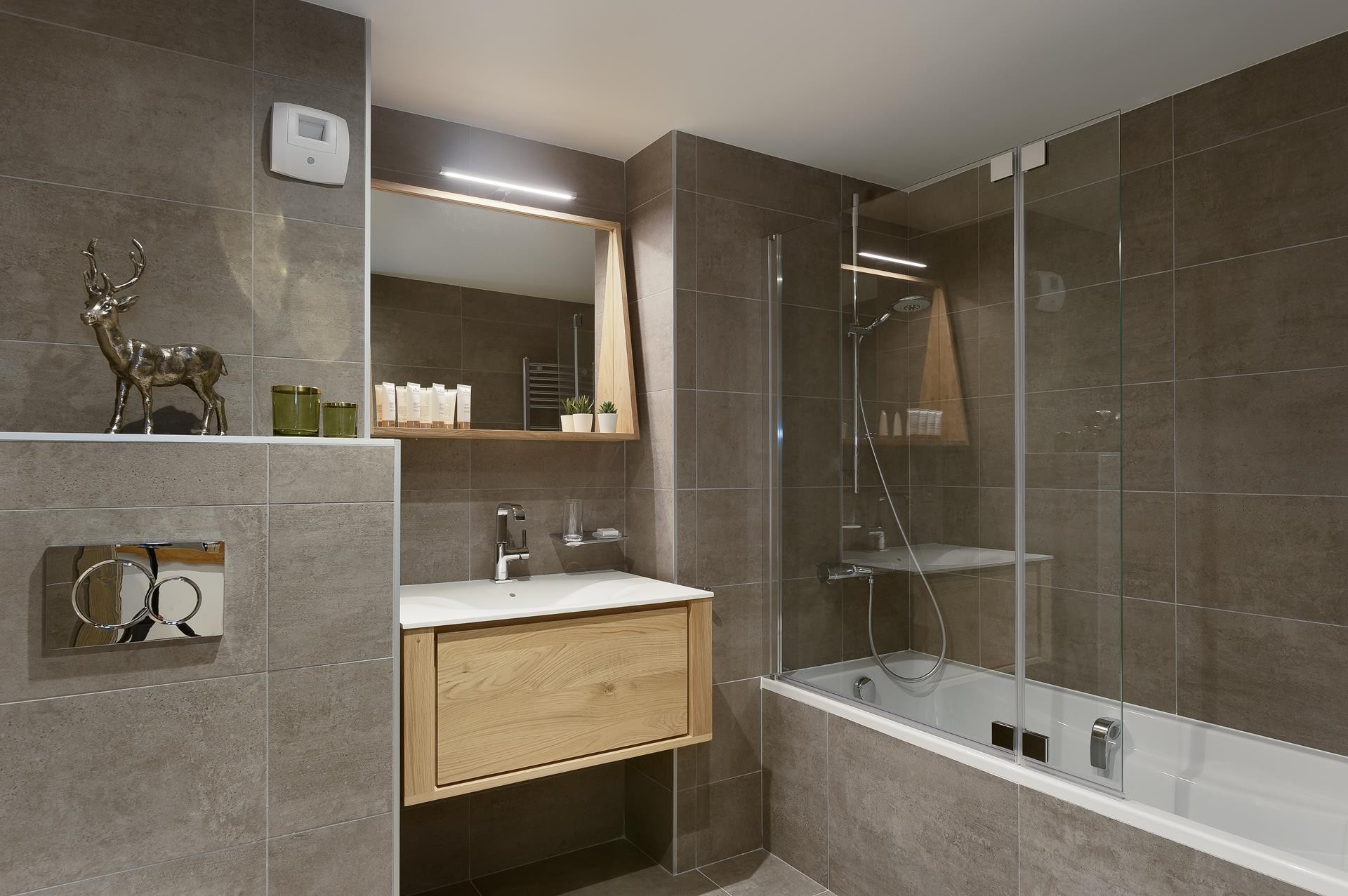 Les Gets Luxury Rental Appartment Ancolie Bathroom 4