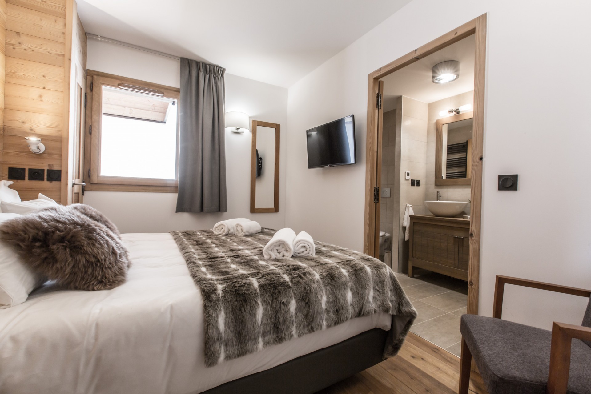 Les Gets Location Chalet Luxe Ancelie Chambre