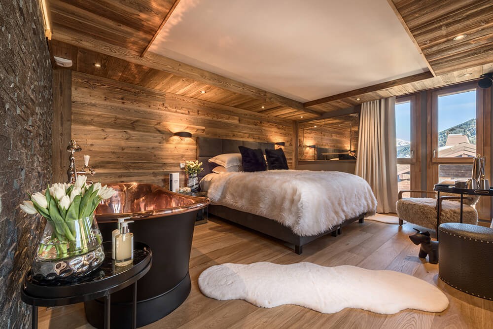 Les Gets Luxury Rental Chalet Gedrute Bedroom 2