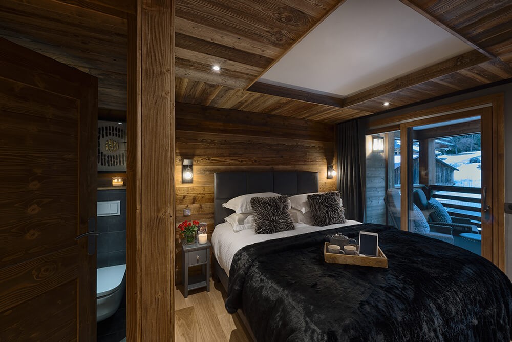 Les Gets Location Chalet Luxe Gedrute Chambre