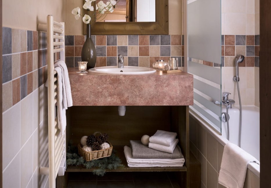 Les Menuires Luxury Rental Appartment Amuno Bathroom
