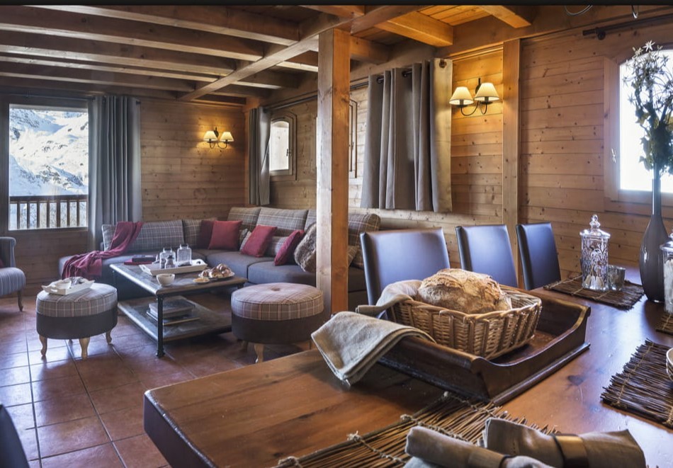 Les Menuires Luxury Rental Appartment Amuno Living Room