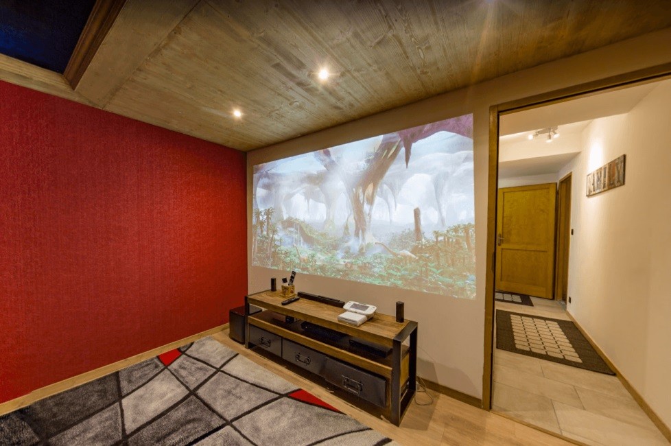 Les Menuires Luxury Rental Chalet Lalinaire Cinema Room 2