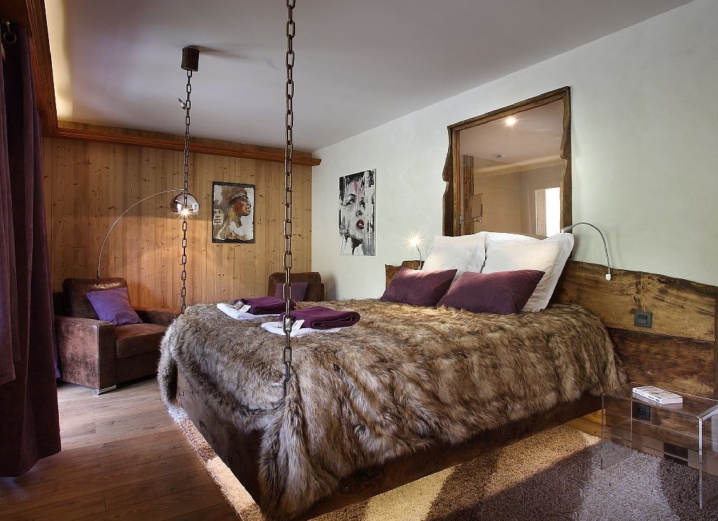 Les Menuires Location Chalet Luxe Lanigrette Chambre