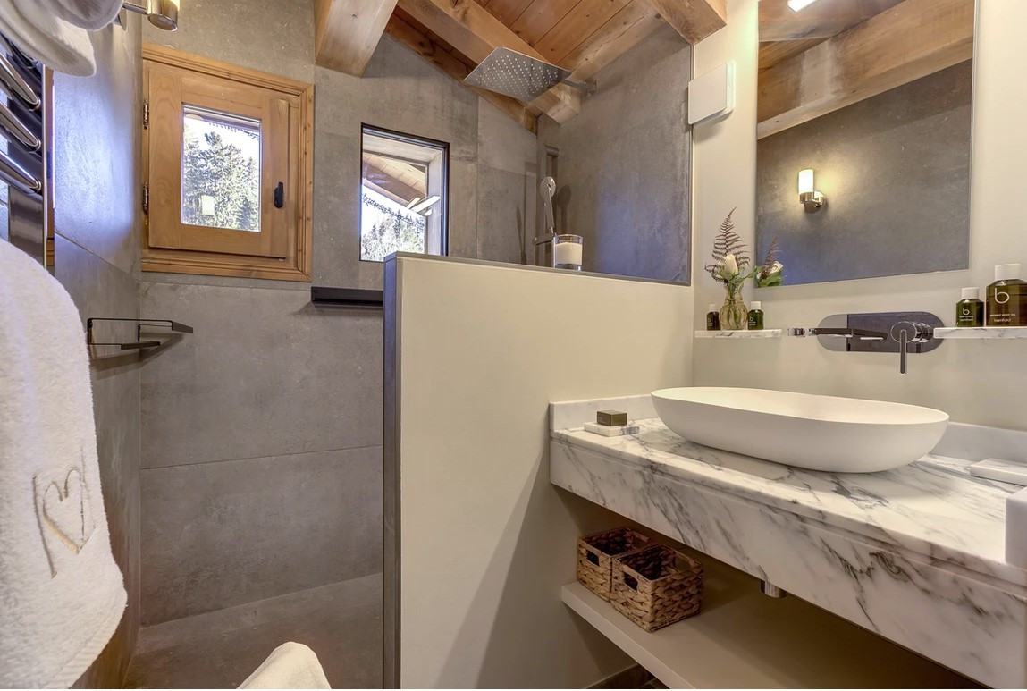 Location Chalet Luxe Megève Chadeu Salle De Bain 1