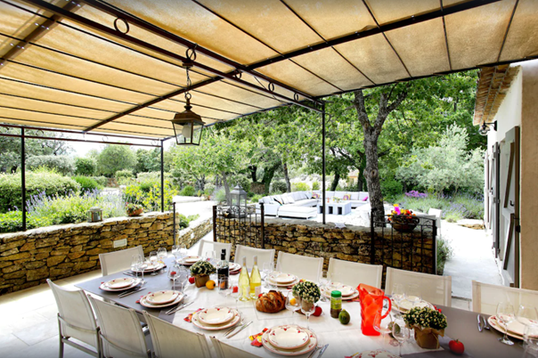 Luberon Location Villa Luxe Lavandula Table A Manger