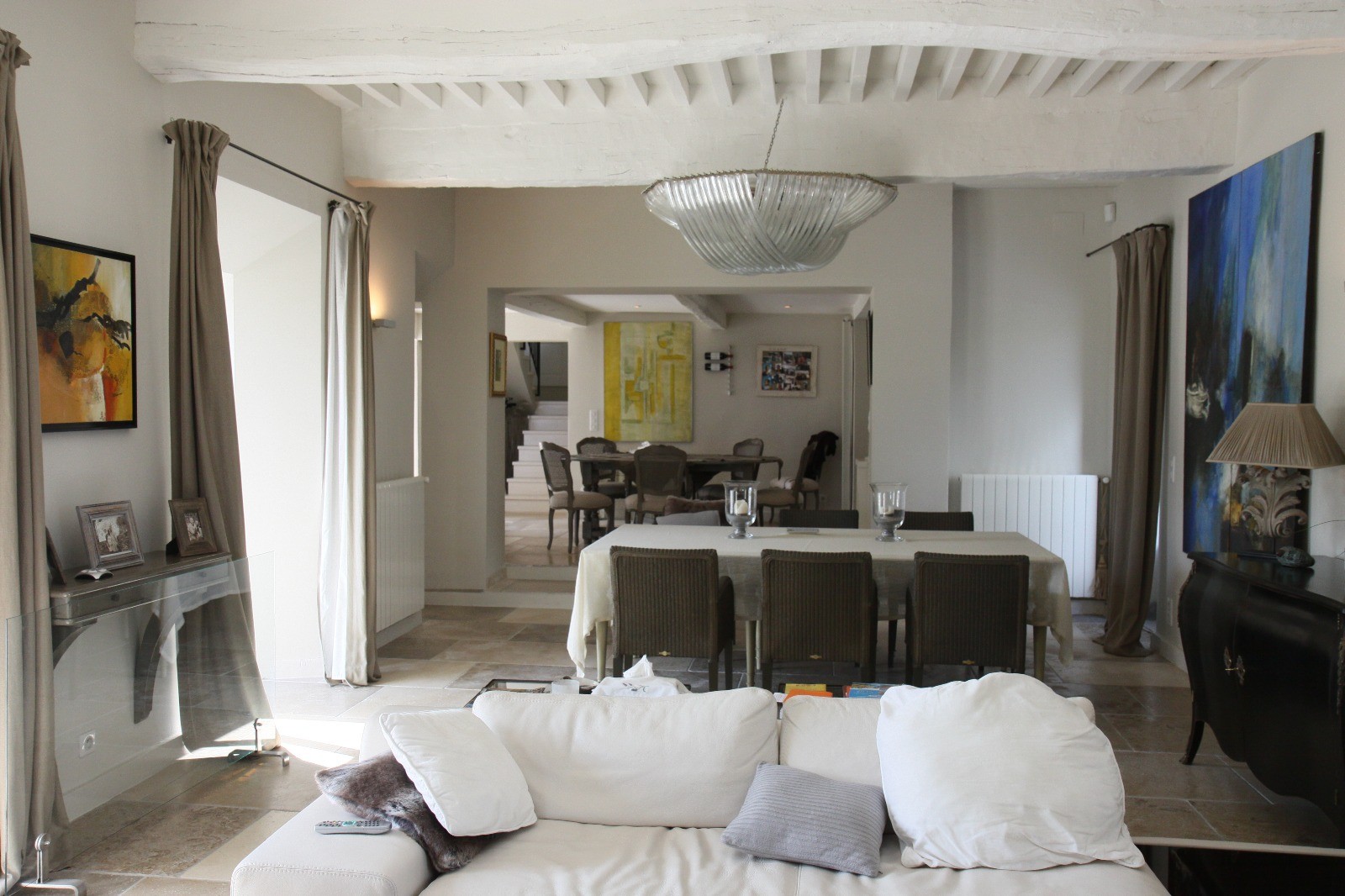 Luberon Luxury Rental Villa Leucin Living Room