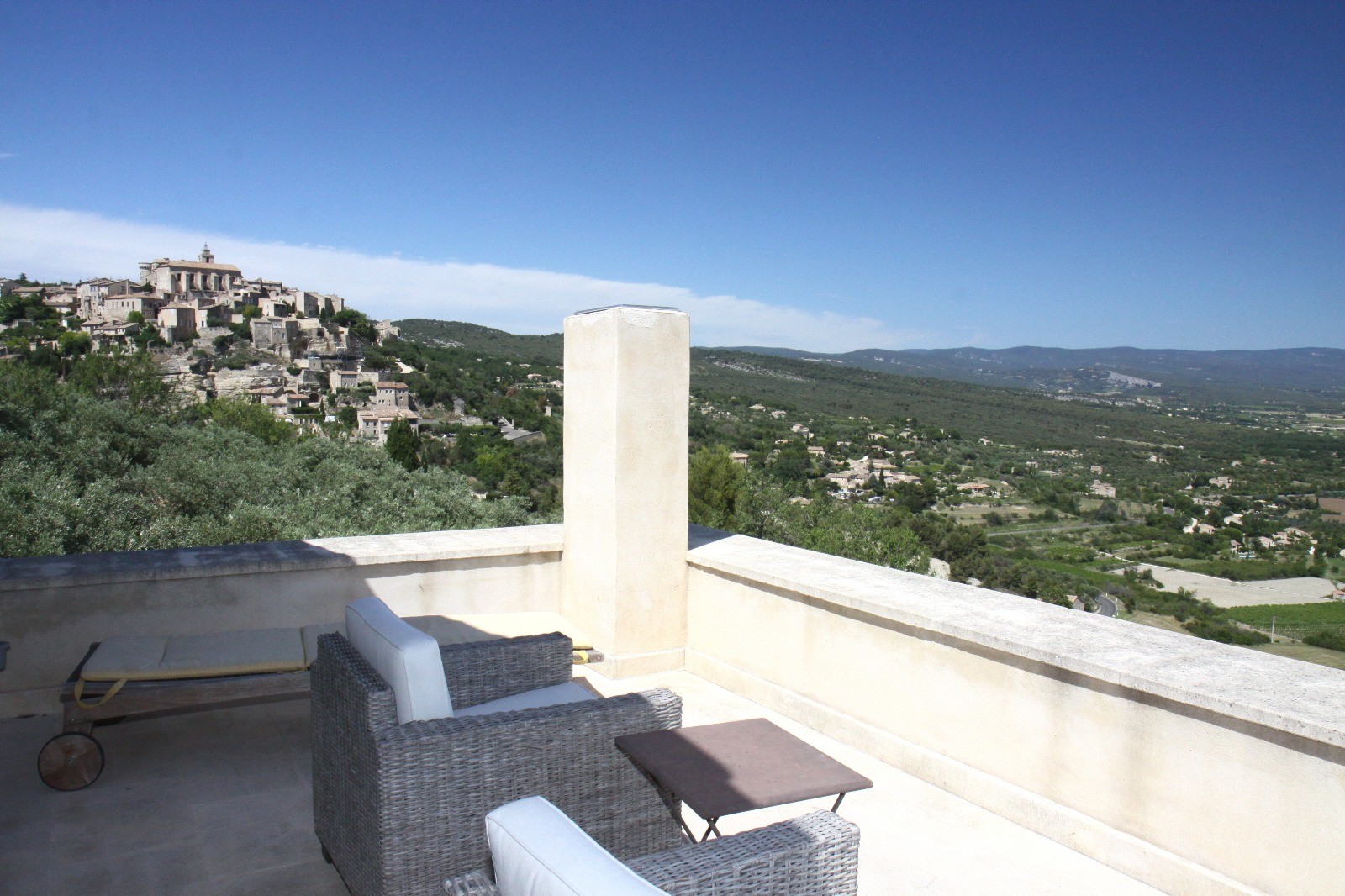 Luberon Location Villa Luxe Leucin Vue