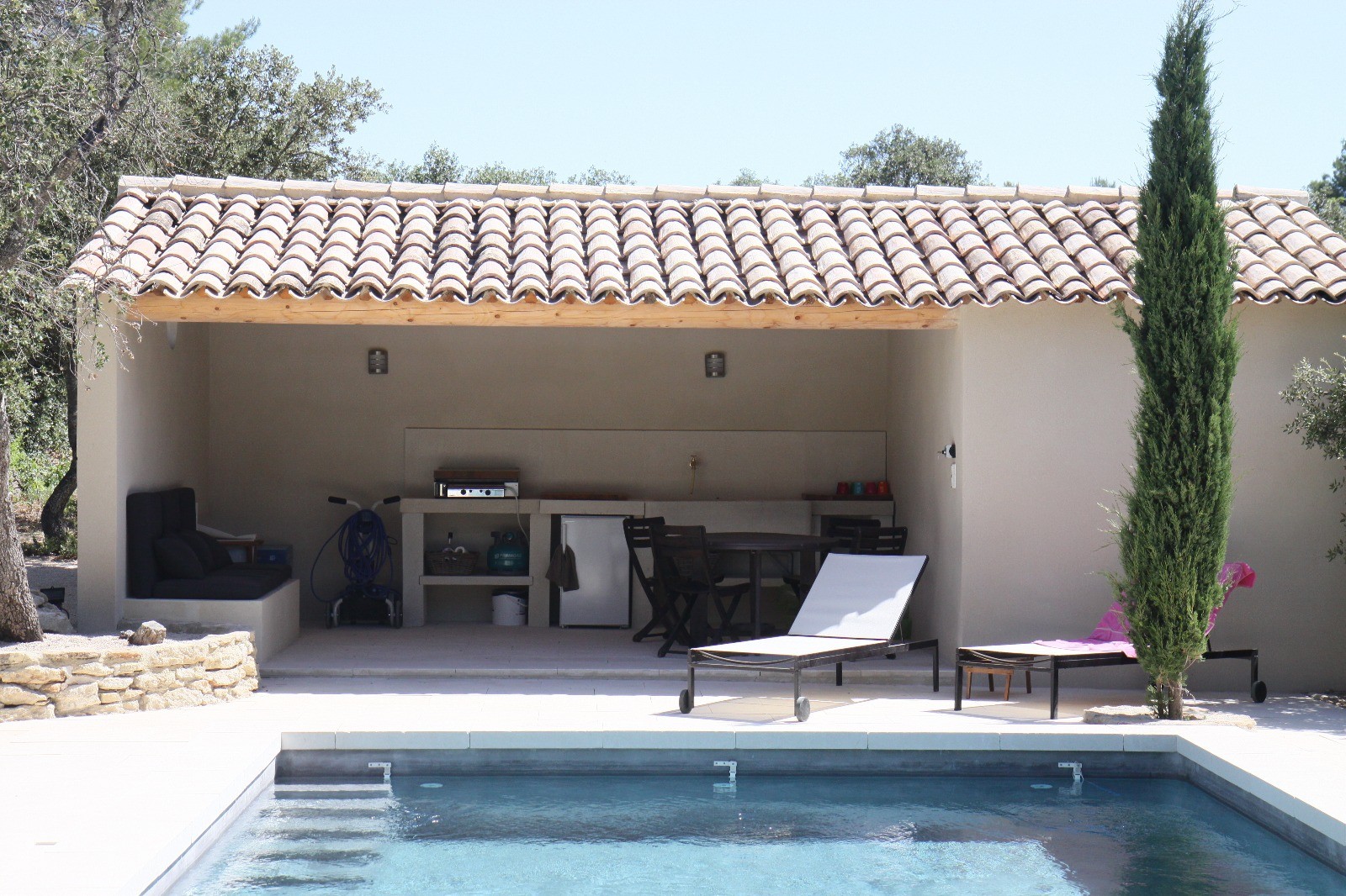 Luberon Luxury Rental Villa Lime Outdoor Kitchen