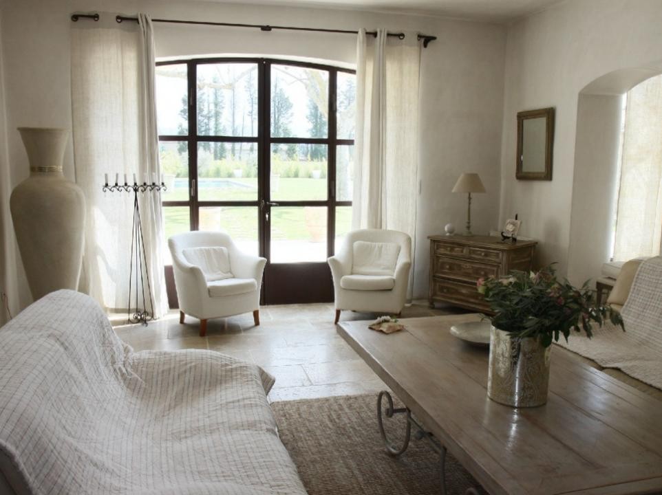 Luberon Location Villa Luxe Limette Séjour