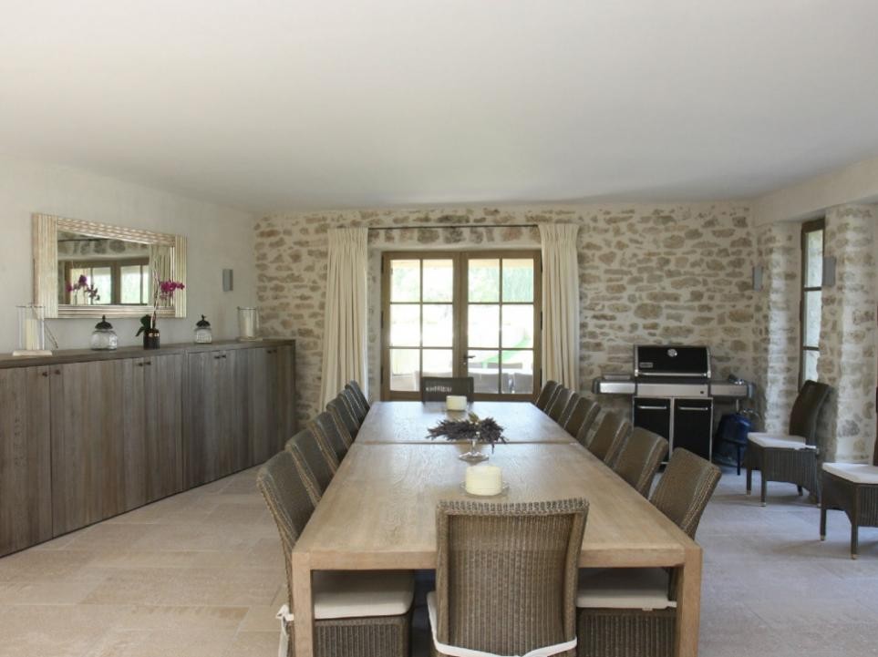 Luberon Luxury Rental Villa Lin Jaune Dining Room