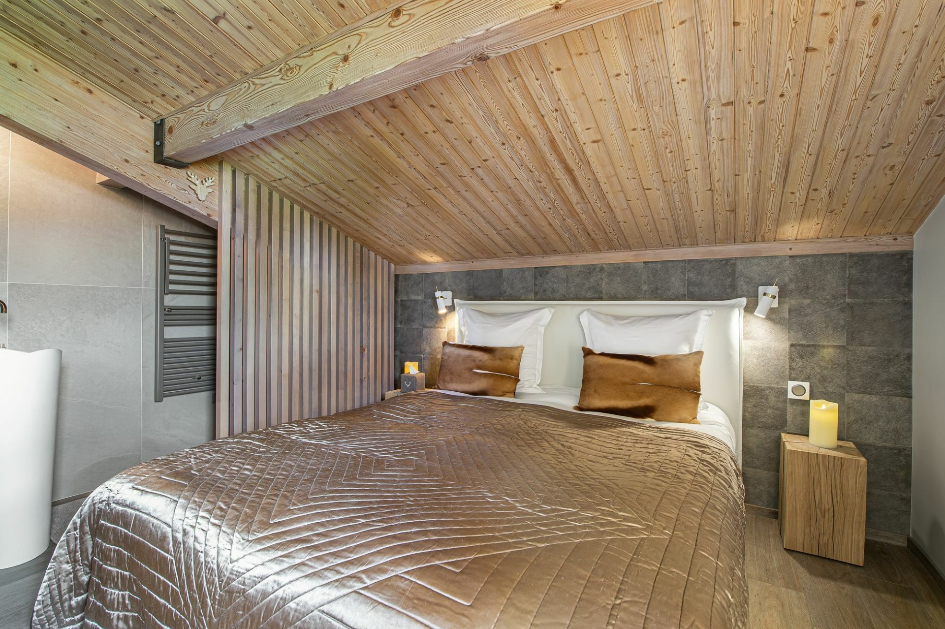 Megève Luxury Rental Appartment Cabrute Bedroom 3