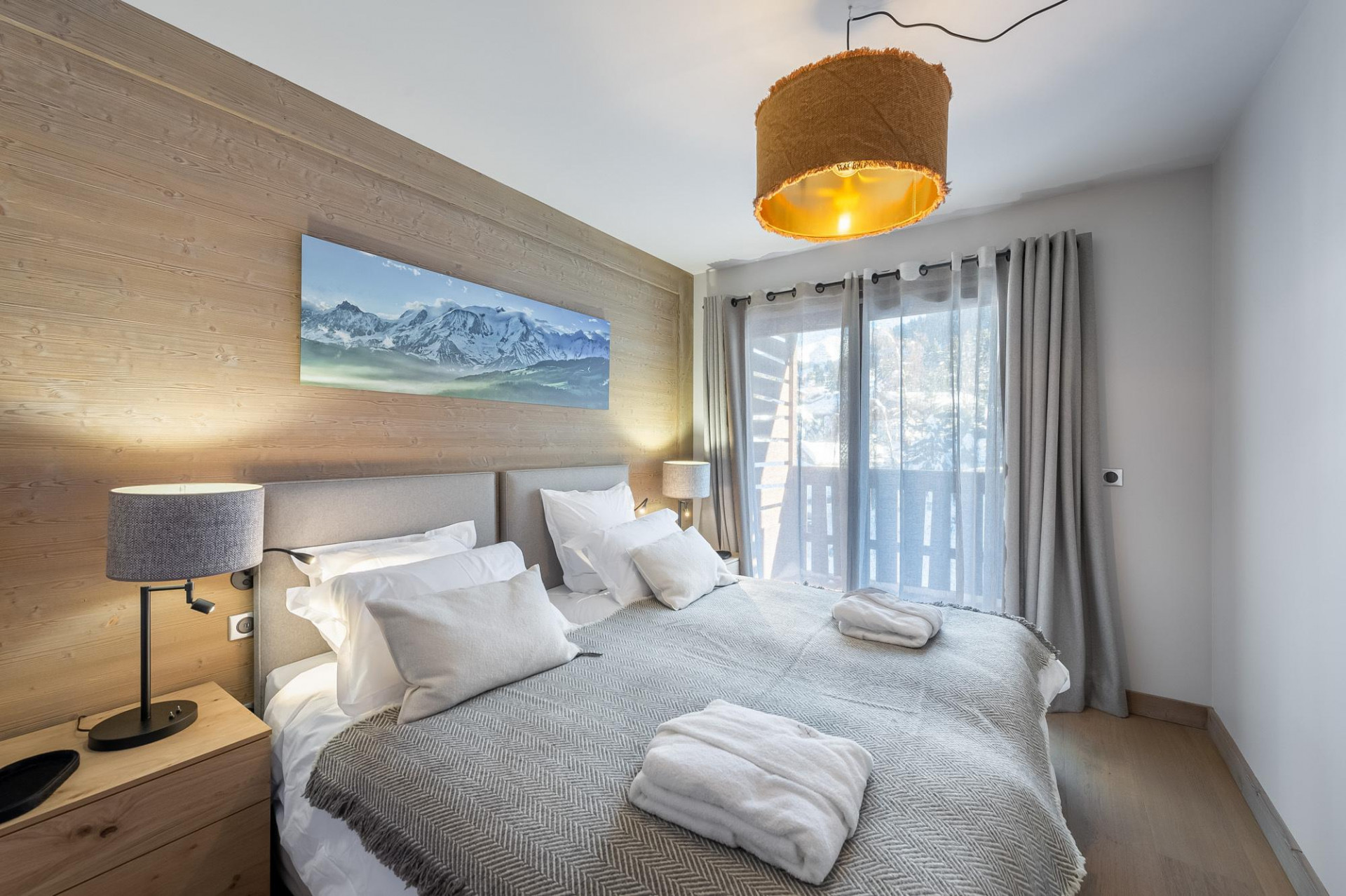 Megève Location Appartement Dans Résidence Luxe Calion Chambre 2