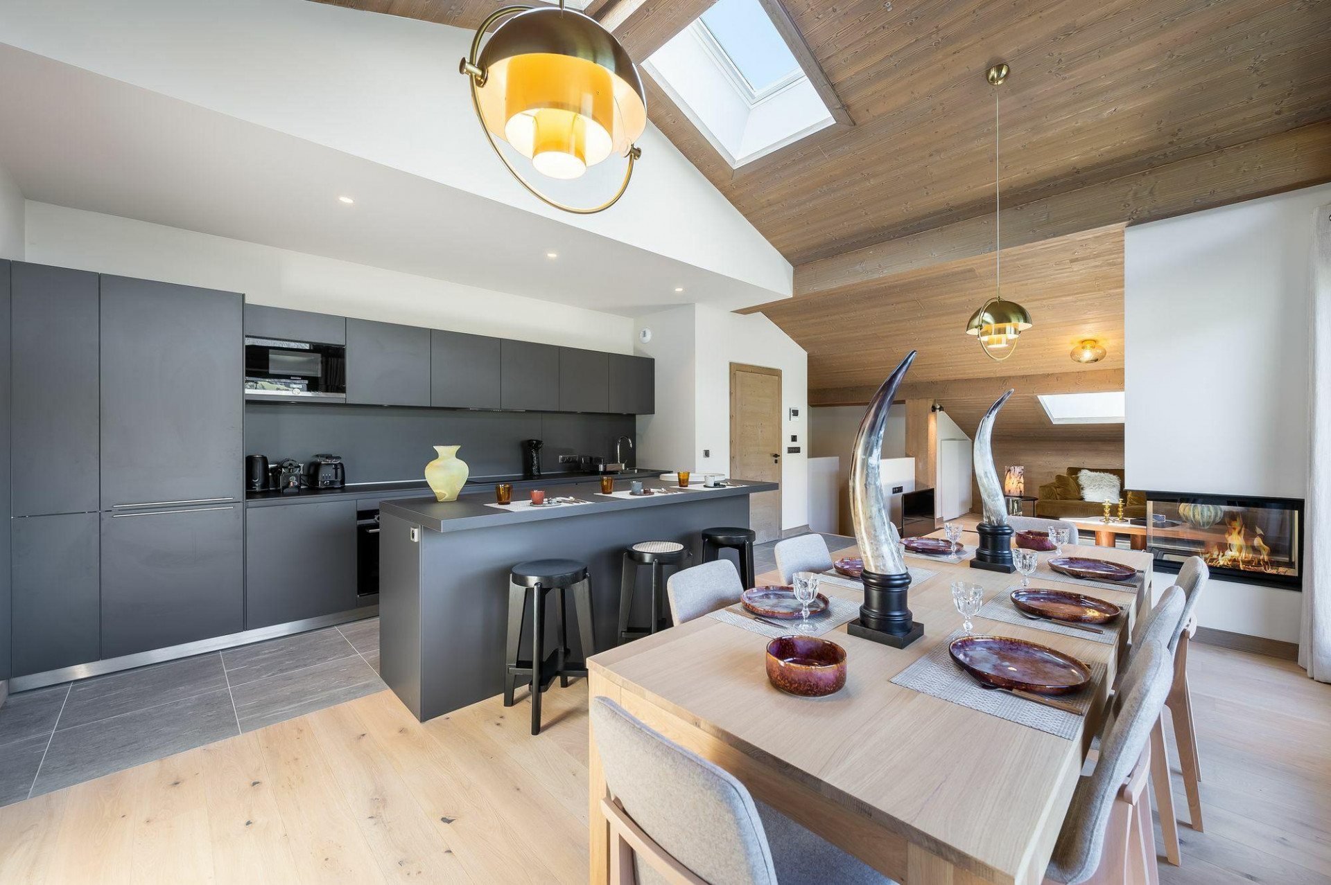 Megève Location Appartement Dans Résidence Luxe Cubrate Cuisine 1