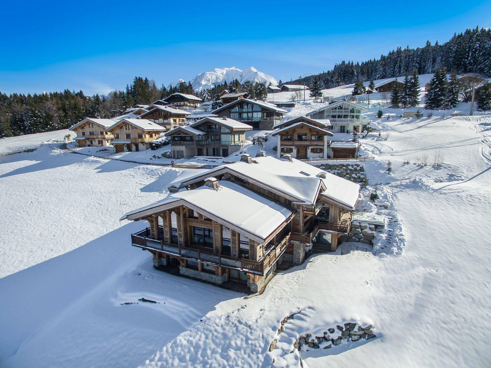 Megève Location Chalet Luxe Cajola Extérieur