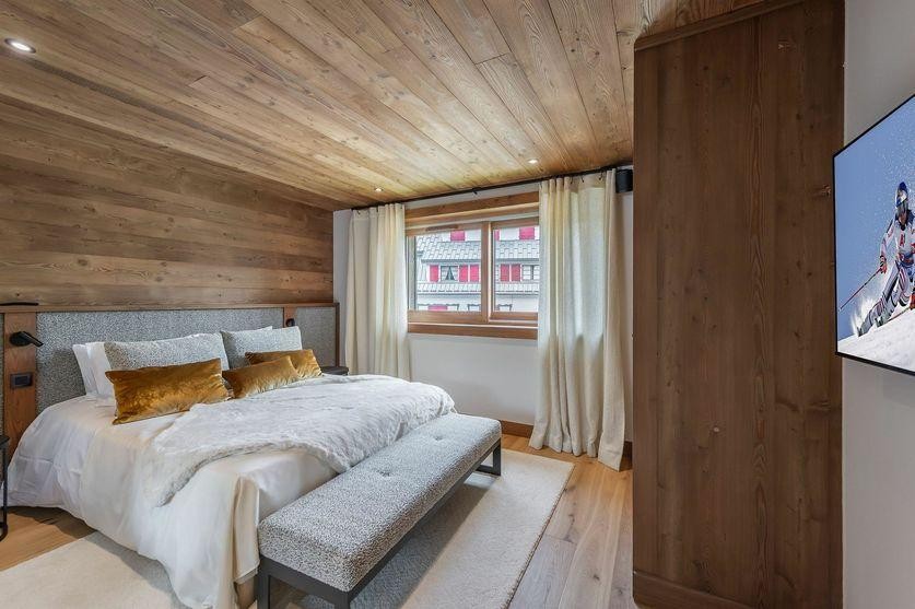 Megève Location Chalet Luxe Cajotu Chambre