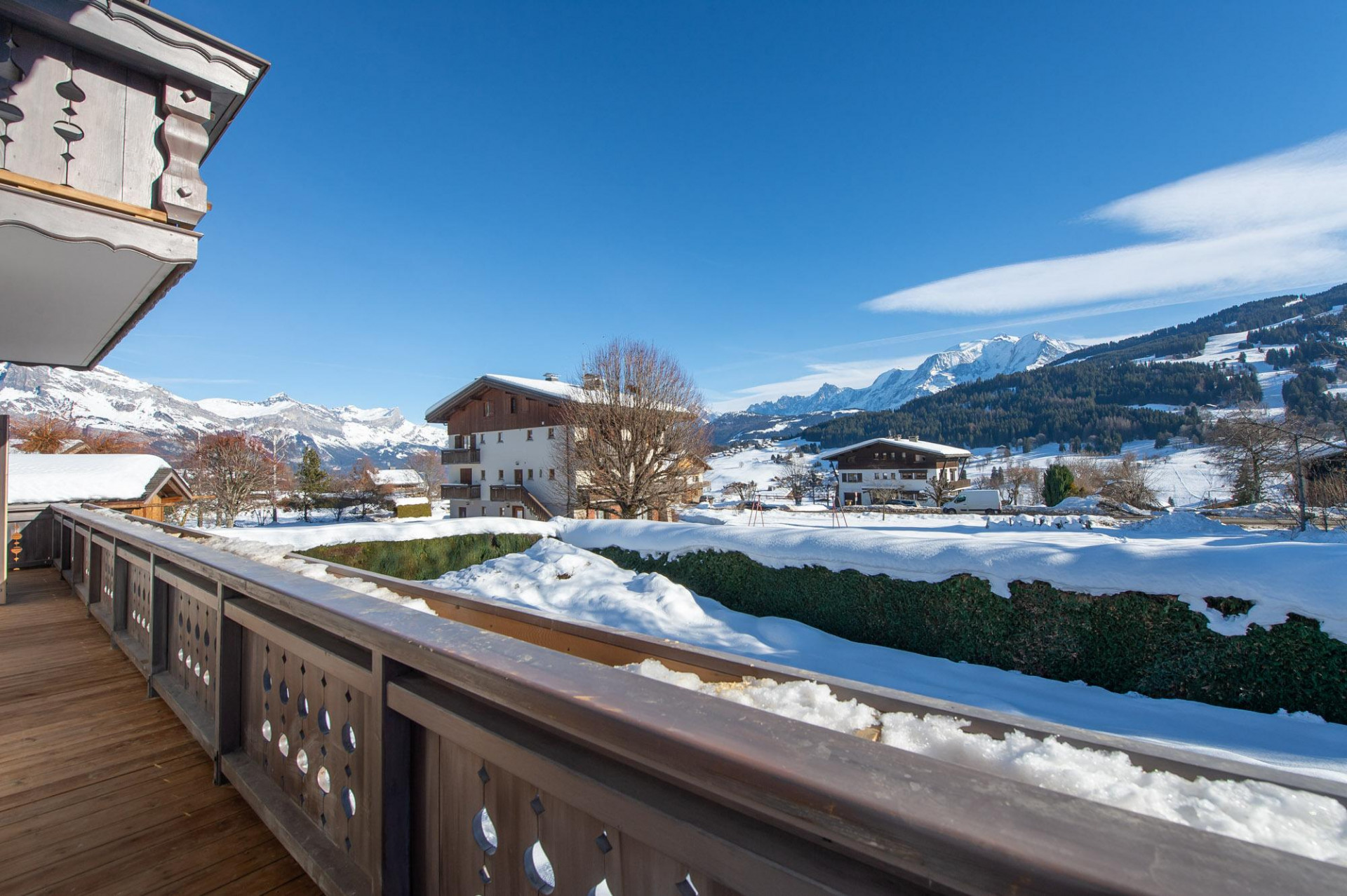 Megève Location Chalet Luxe Cajume Vue