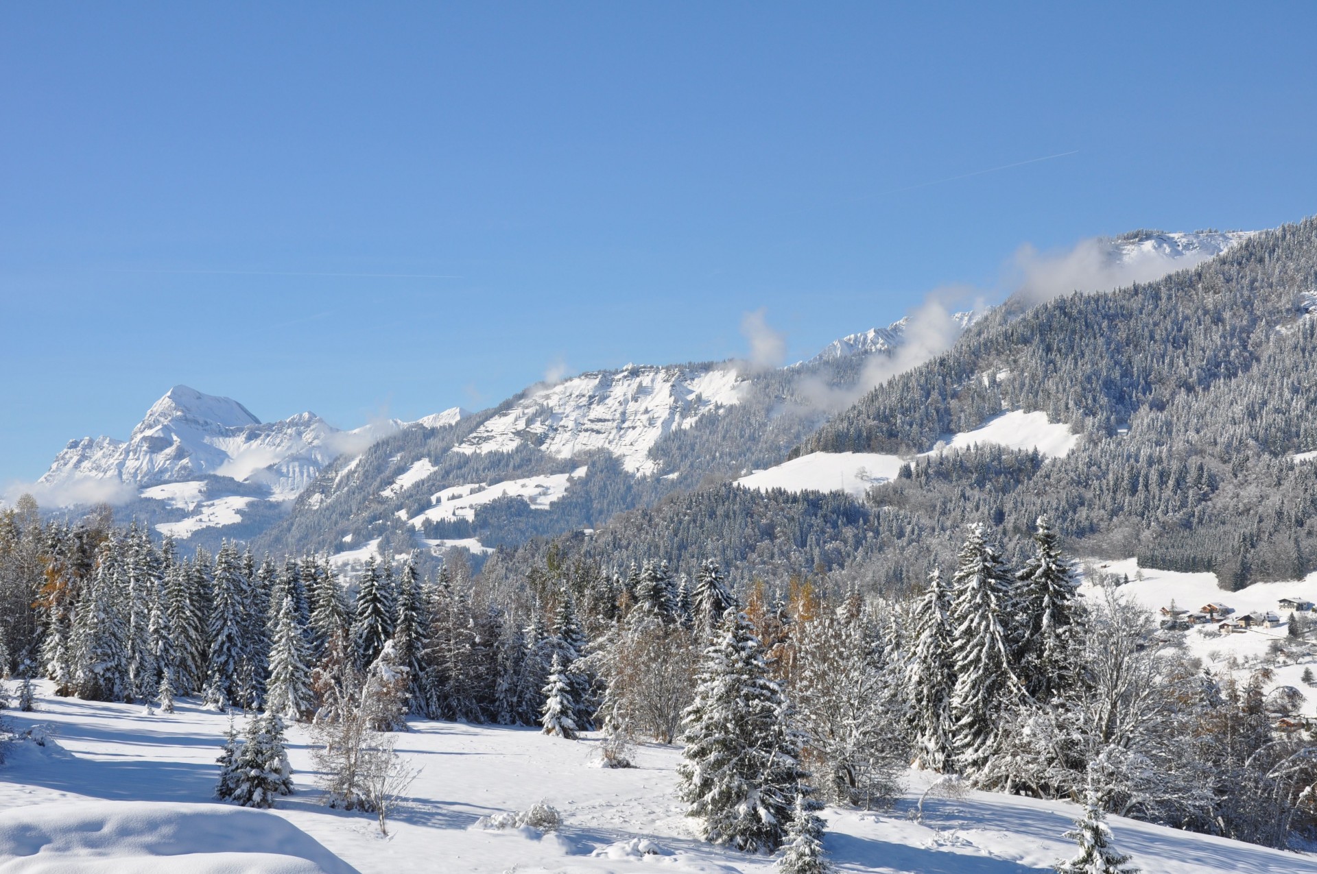 Megève Location Chalet Luxe Dionaria Vue Paysage