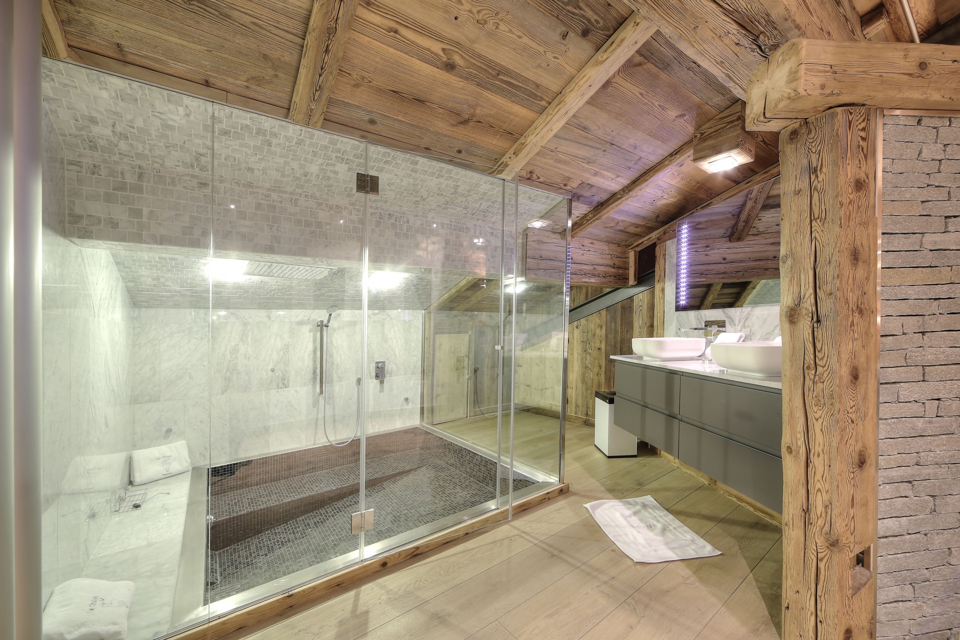 Megève Location Chalet Luxe Diophiris Salle De Bain