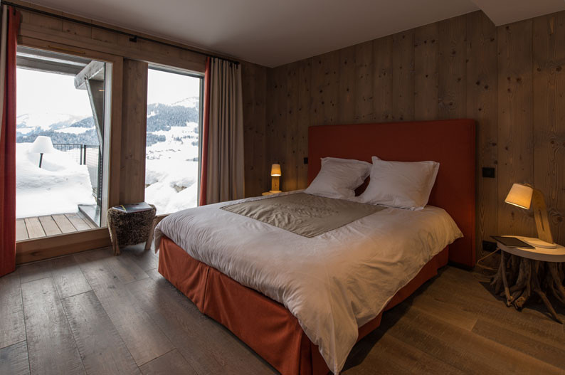 Megève Location Chalet Luxe Malalchite Chambre 2