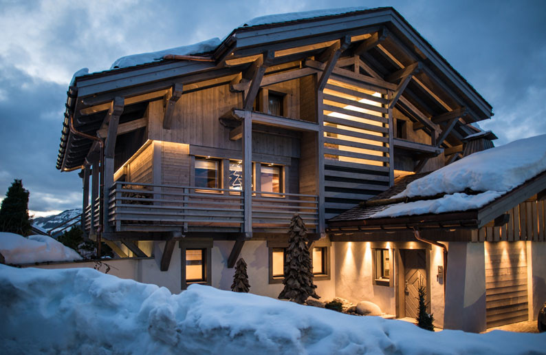 Megève Location Chalet Luxe Malalchite Extérieur 1