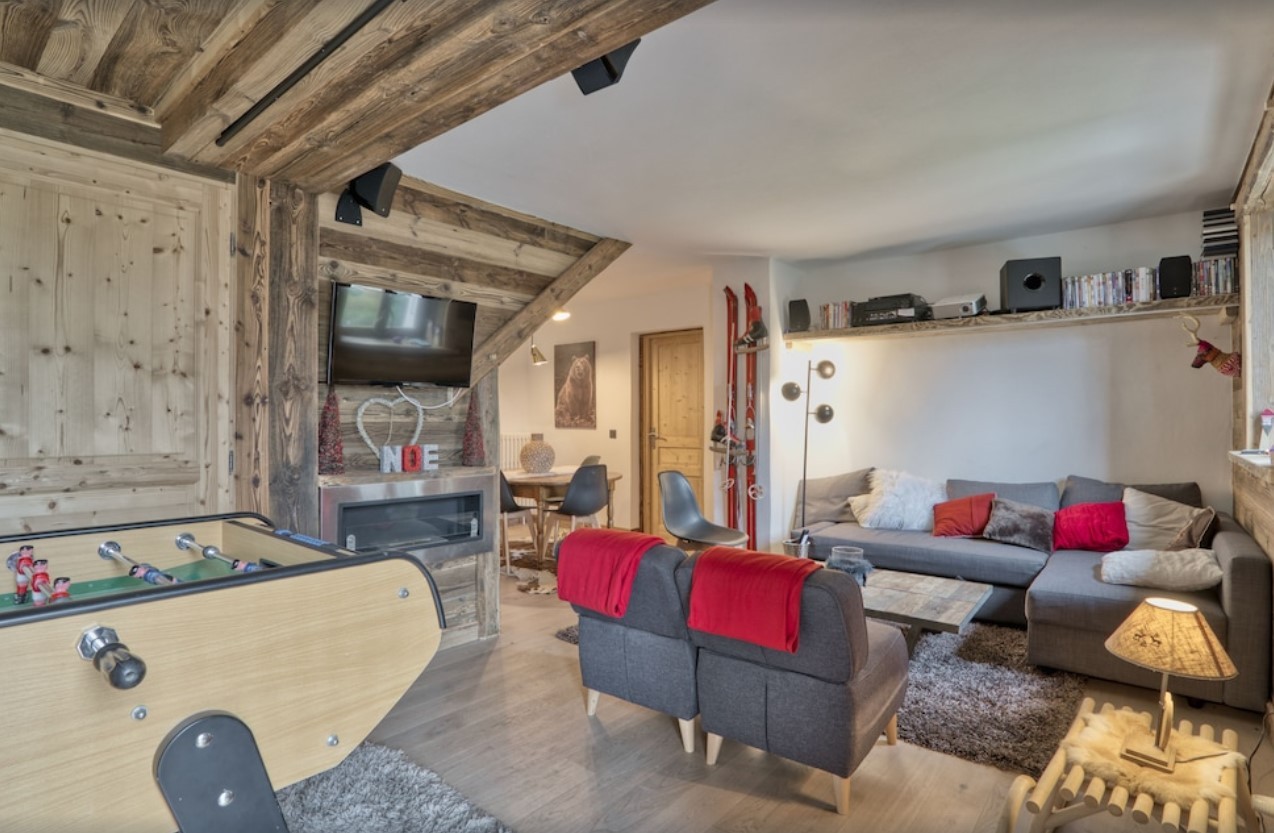 Megève Location Chalet Luxe Megon Salon Des Jeunes