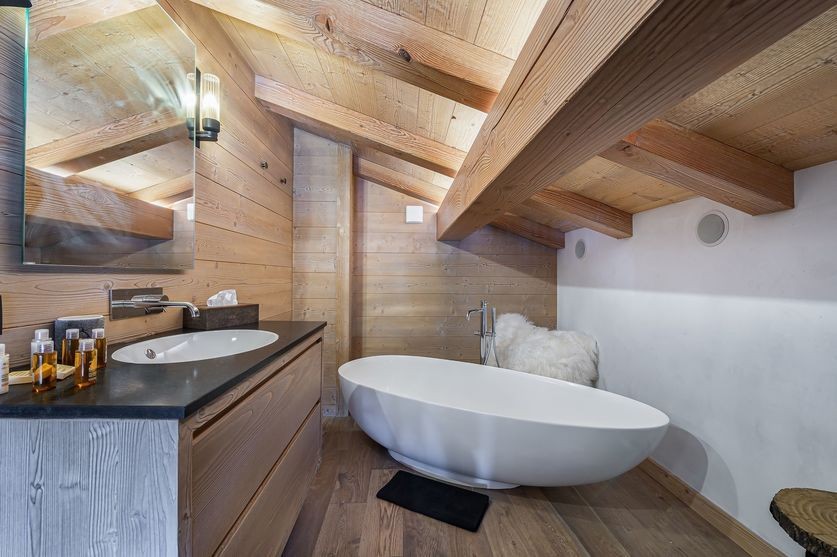 Megève Location Chalet Luxe Sesane Salle De Bain 2