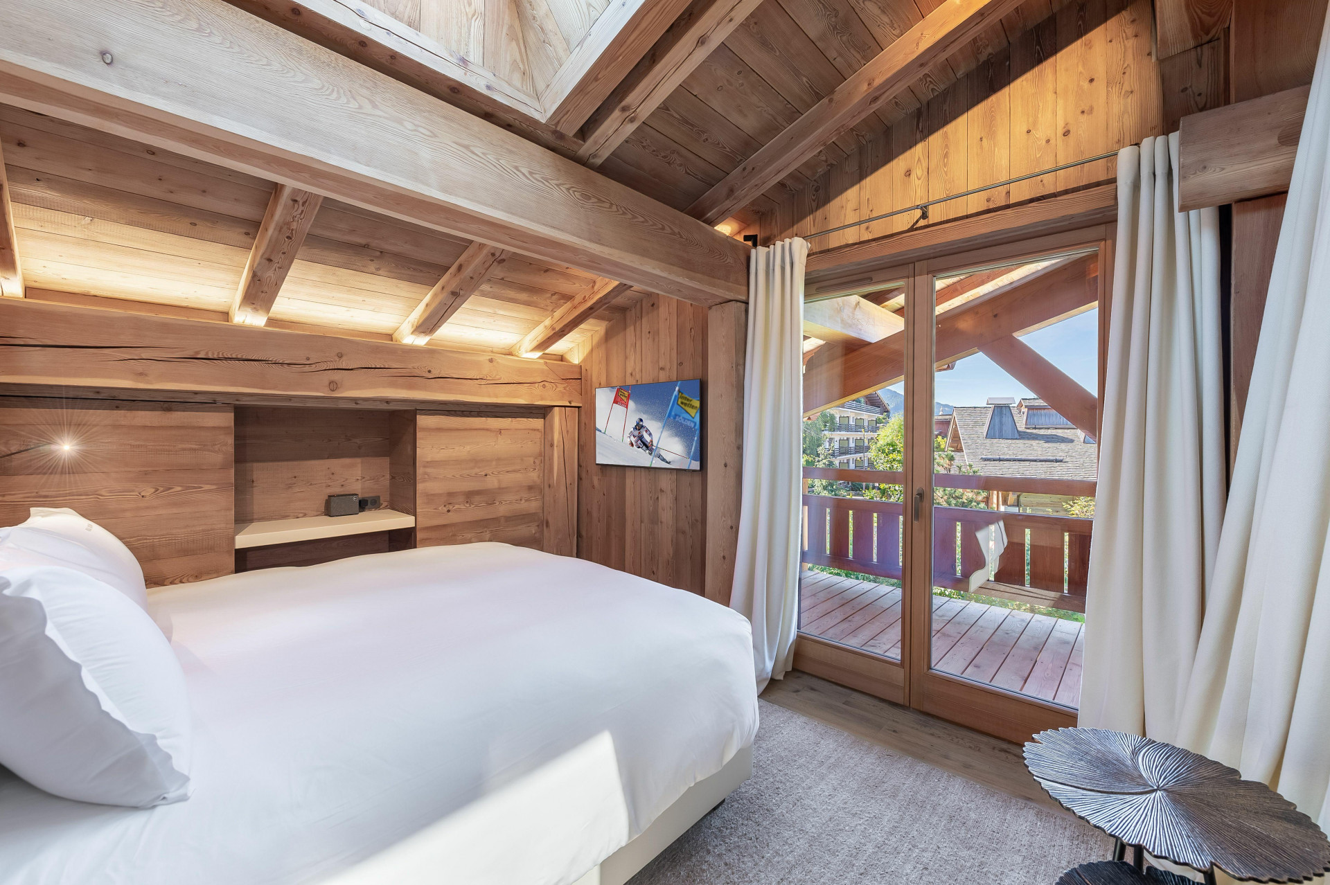 Megève Location Chalet Luxe Sesani Chambre 1