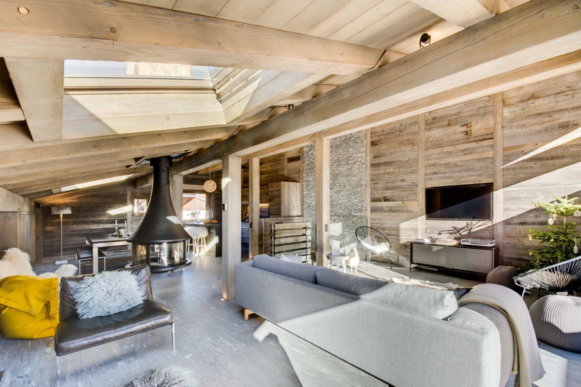 Megève Location Chalet Luxe Taxo Séjour