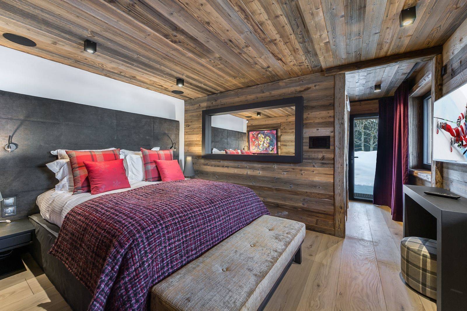 Megève Location Chalet Luxe Taxozite Chambre