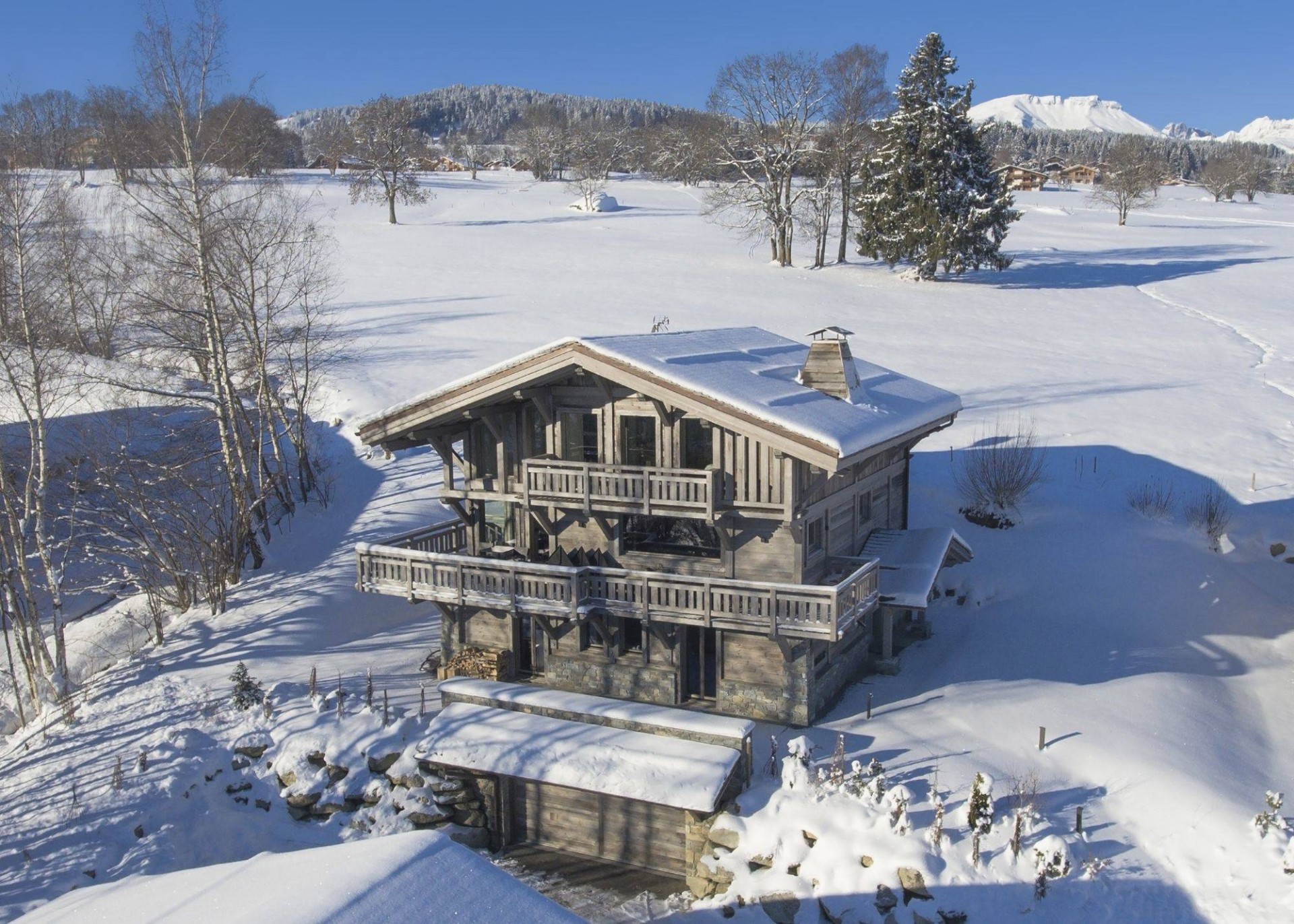 Megève Luxury Rental Chalet Telizite Exterior