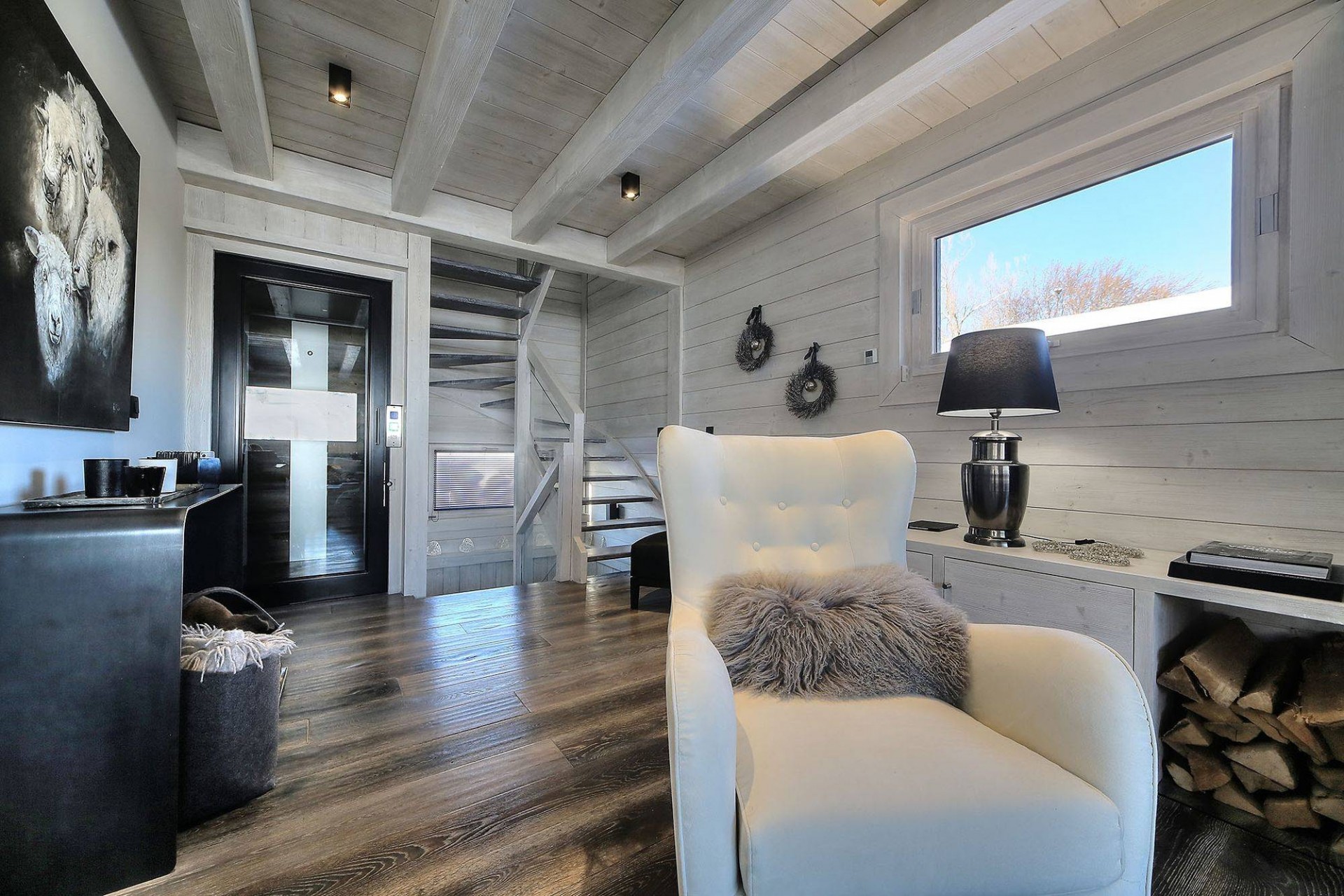 Megève Luxury Rental Chalet Telizite  Living Area 3