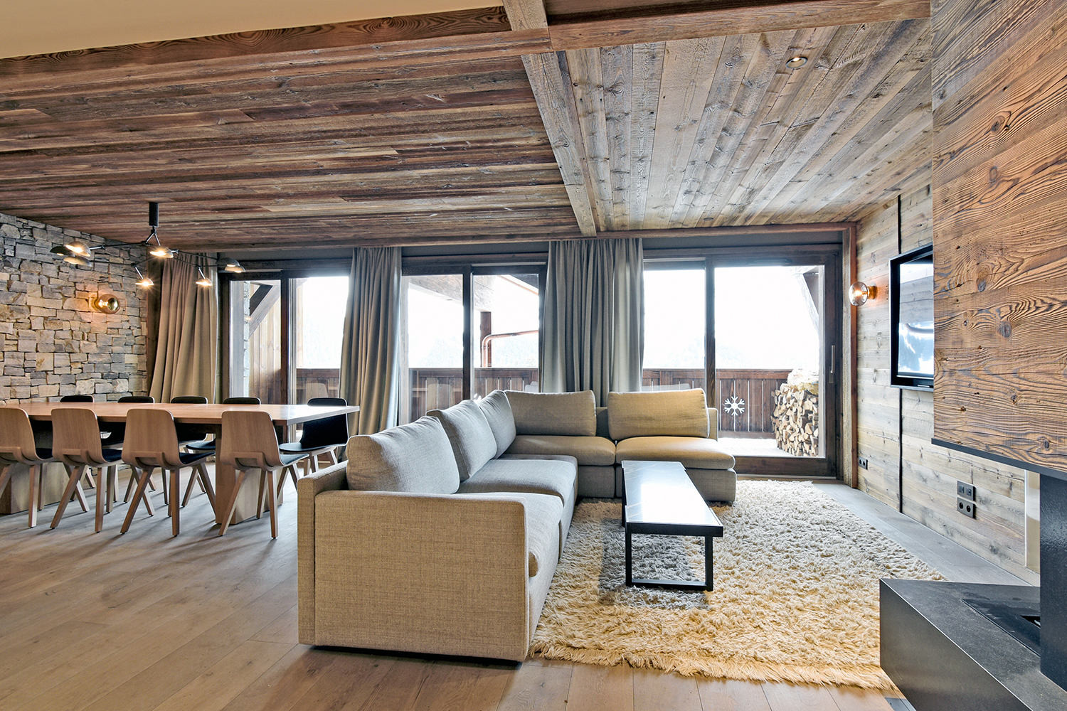 Meribel Location Appartement Luxe Jihota Séjour 