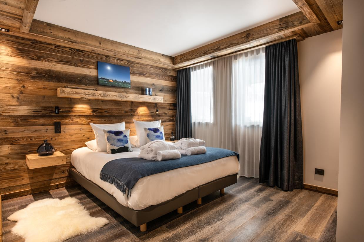 Meribel Location Appartement Luxe Malconi Chambre