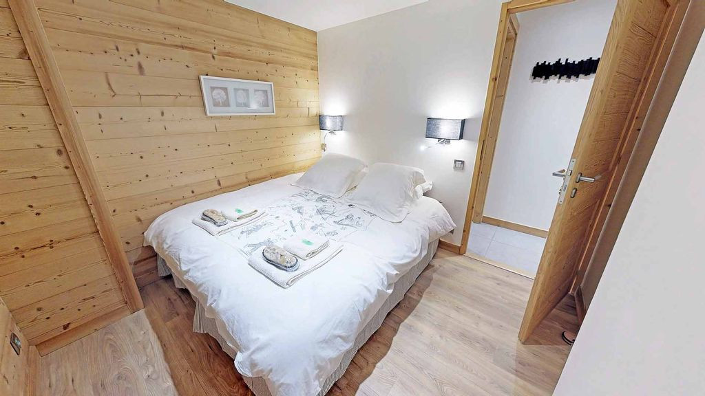 Meribel Location Appartement Luxe Melelot Chambre