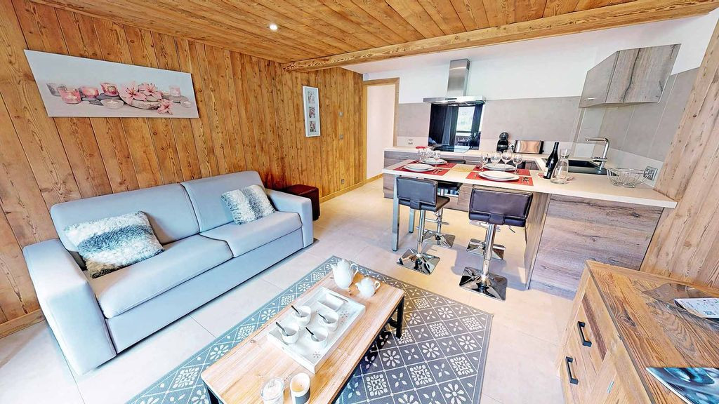 Meribel Location Appartement Luxe Melelot Salon 