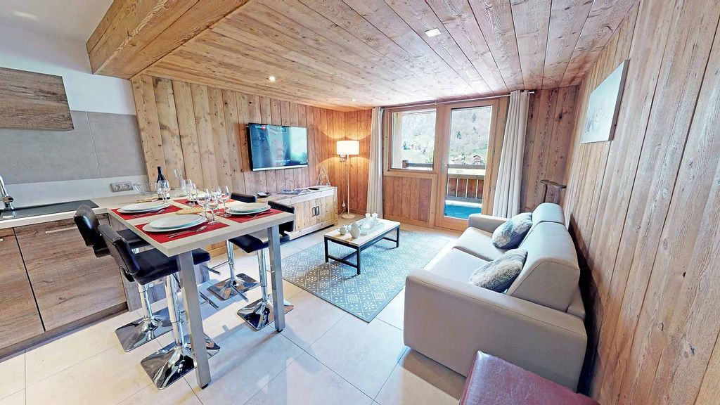 Meribel Location Appartement Luxe Melelot Séjour